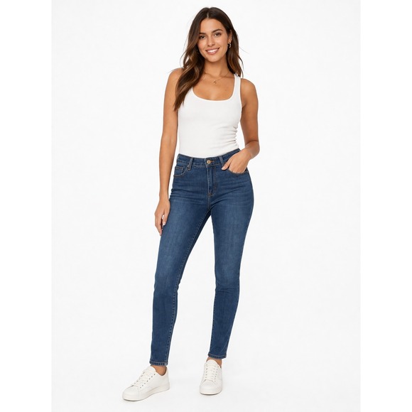 Banana Republic Denim - Banana Republic Sculpt Skinny Jeans Womens 27/4 Blue Denim High Rise Dark Wash